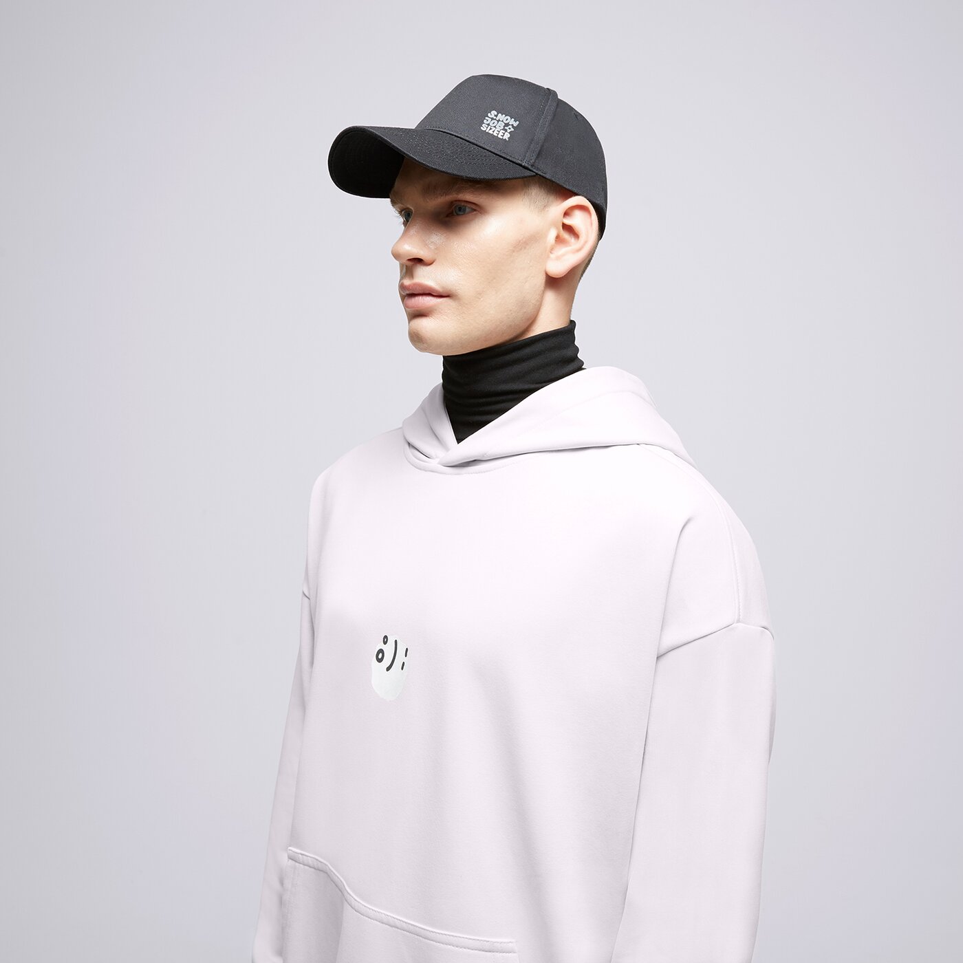 S.NOW JOB SIZEER HOODIE “I DECIDE” OFF WHITE Beige