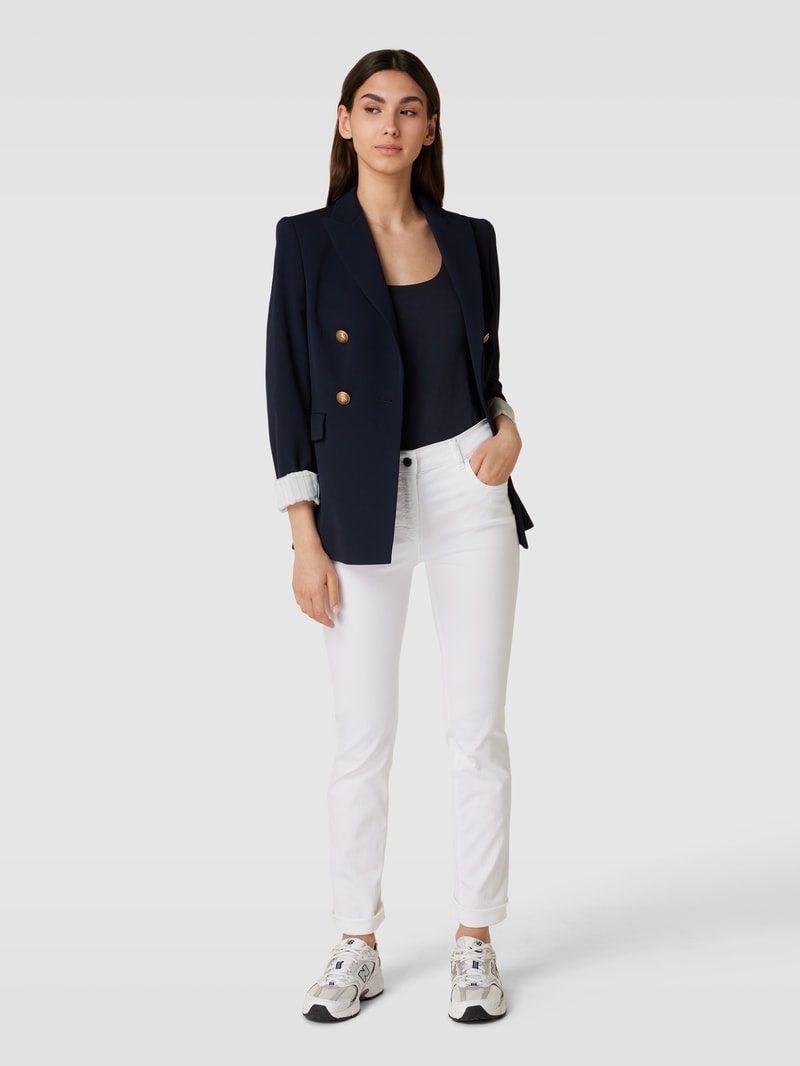 Jeans im 5-Pocket-Design Modell 'CARLA' in weiß