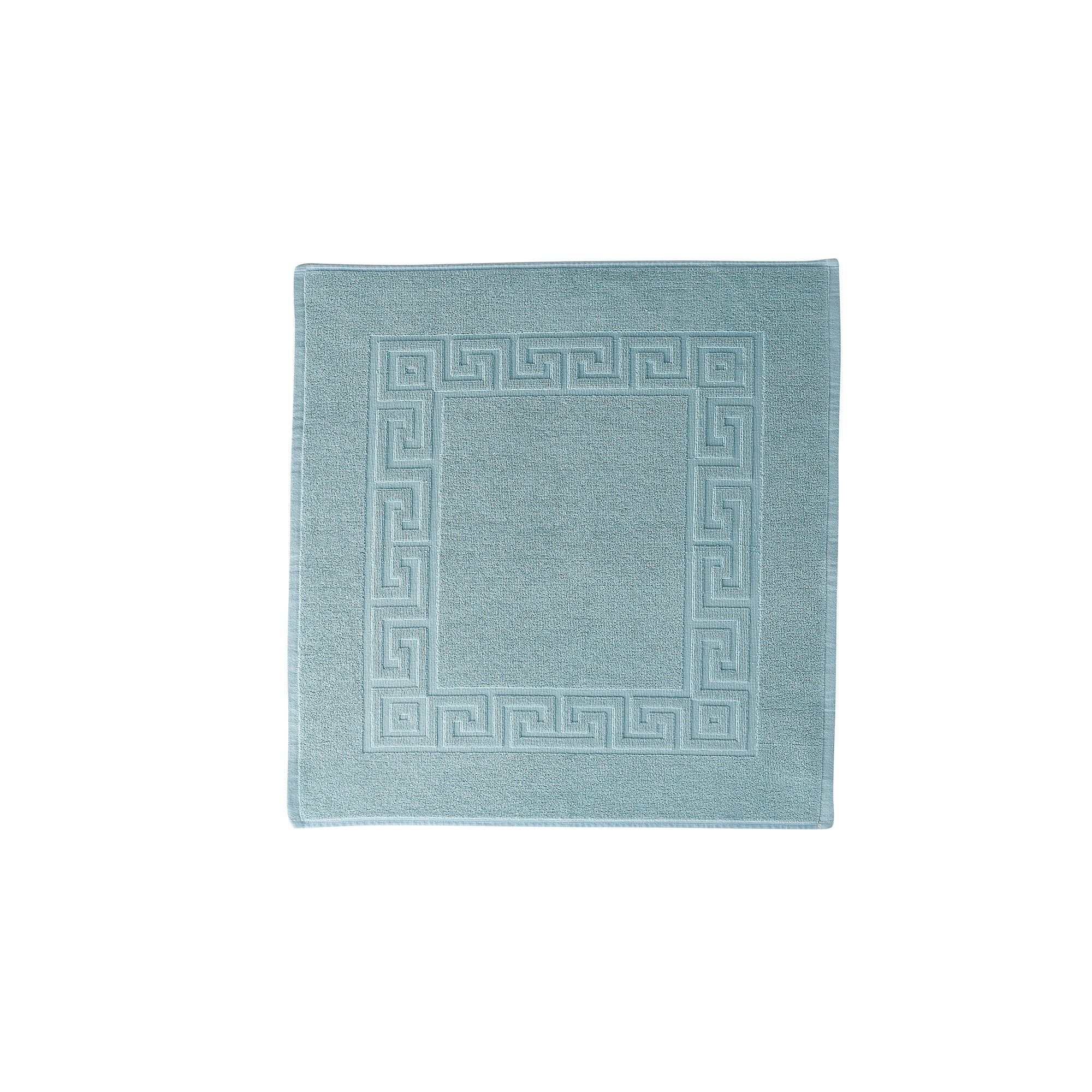 Tapis de bain éponge liteau motif frise grecque