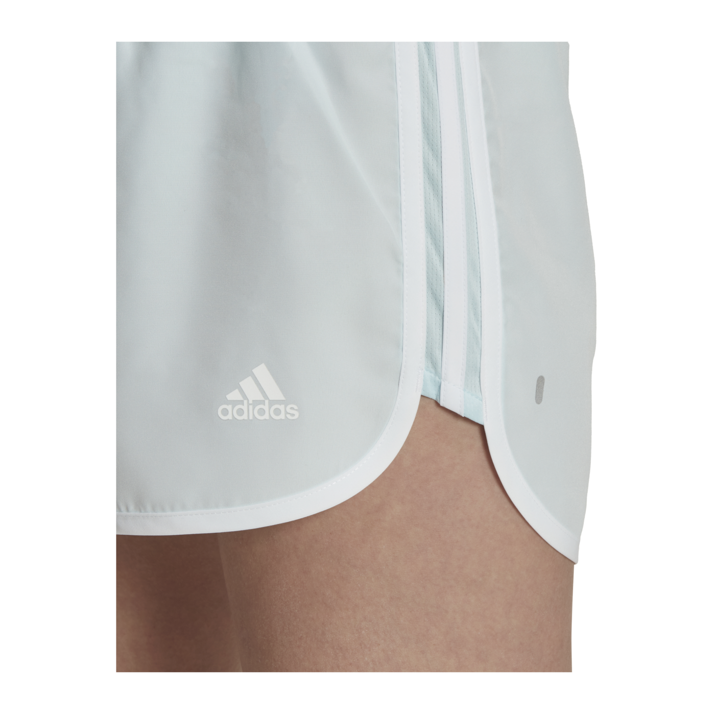 adidas M20 Short Running Damen Blau Weiss
