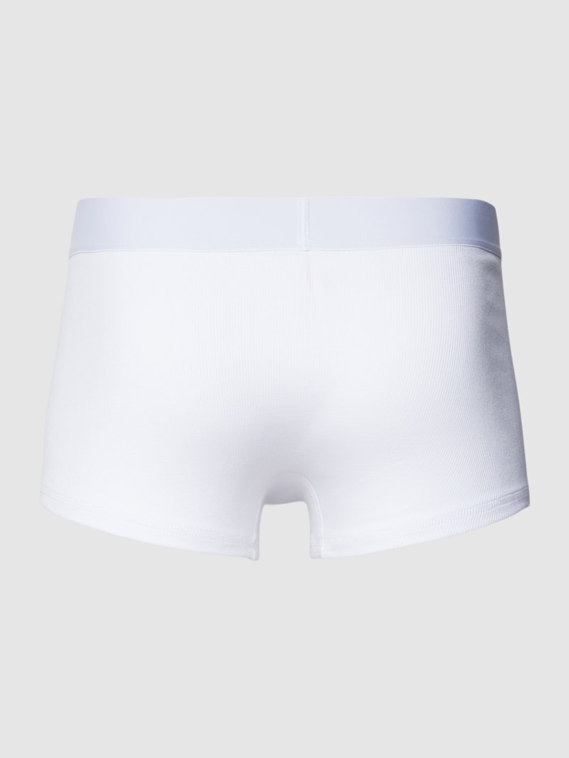 Trunks in Ripp-Optik im 2er-Pack in weiß