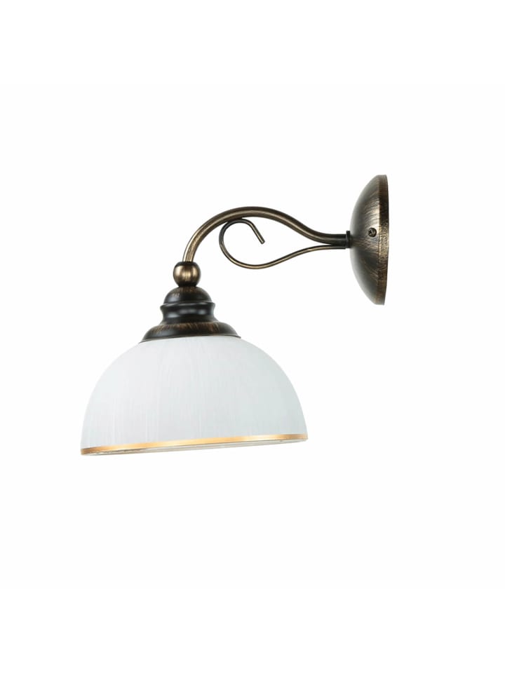Licht-Erlebnisse Wandlampe in Shabby Braun Antik Weiß Gold günstig kaufen onesize