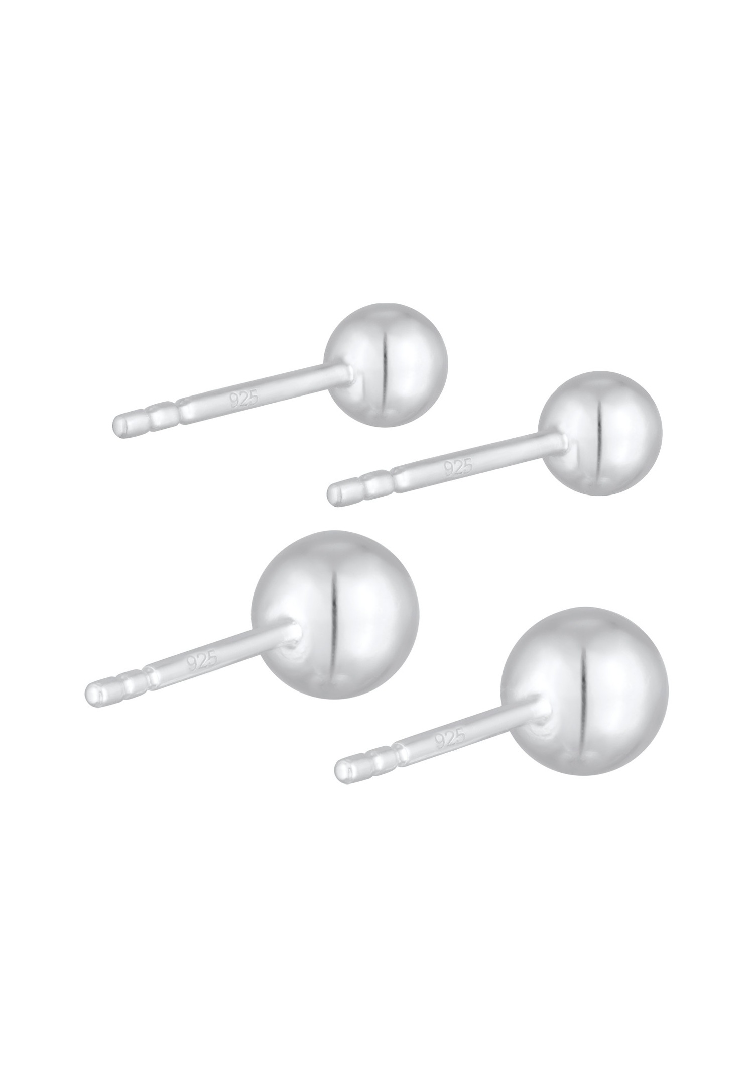 Set di 2 orecchini a perno basic da donna Elli in argento sterling 925