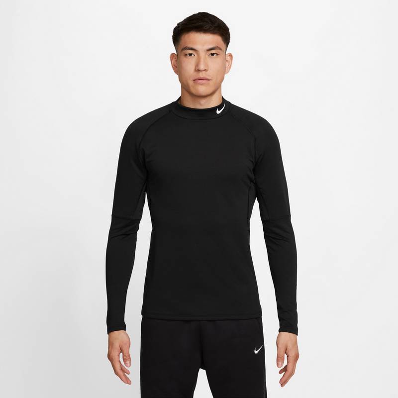 Nike M NP TOP WARM LS MOCK Funktionsshirt Herren