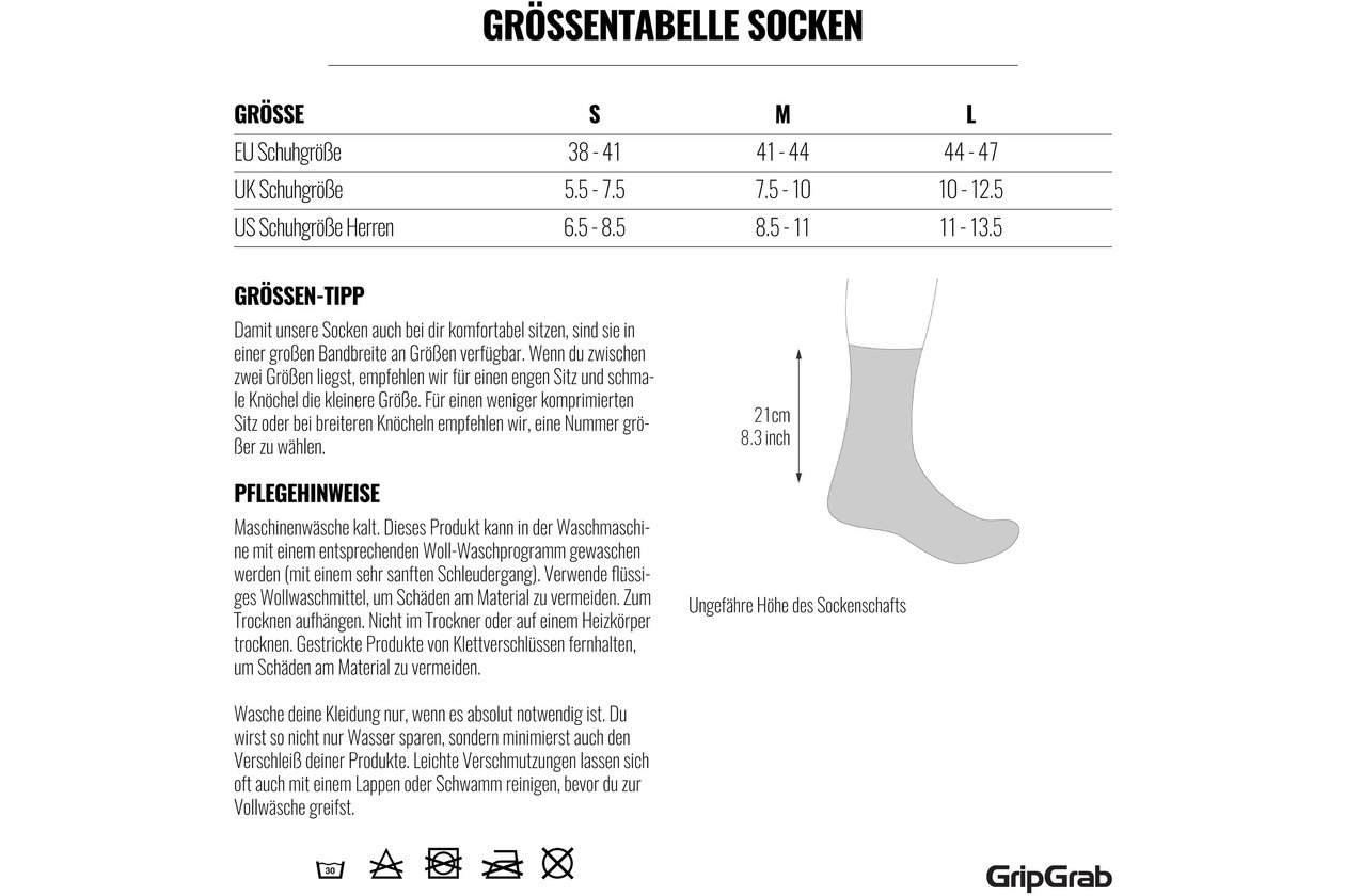 GRIPGRAB Alpine Merino High Cut Winter Socken - 2023