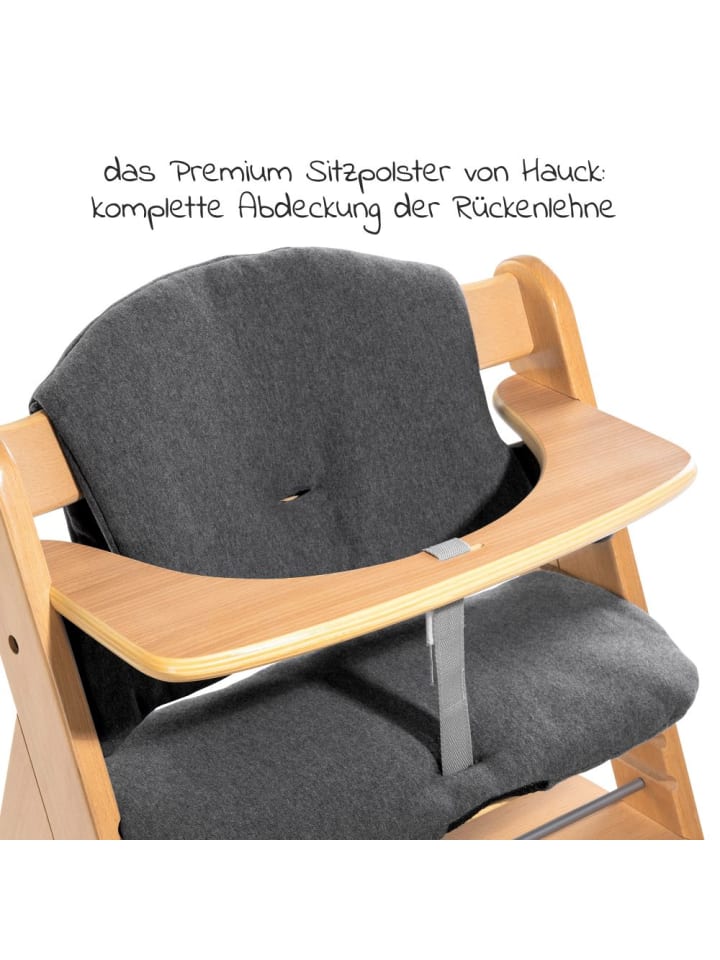 Hauck Hochstuhl Alpha Plus Natur - im Sparset inkl. in beige,schwarz günstig kaufen onesize