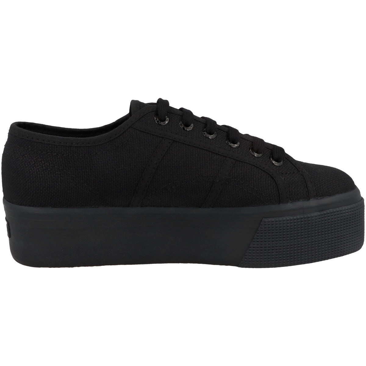 Superga 2790 Platform Shaded Lettering Sneaker low schwarz