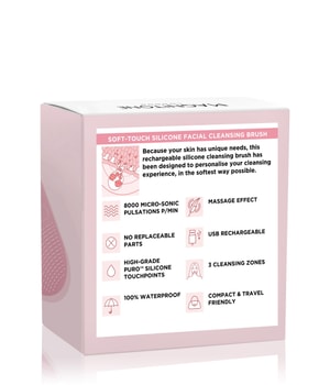Magnitone London XOXO Soft-Touch Silicone - Pink Gesichtsbürste-1 Stk