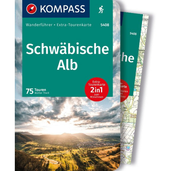 KOMPASS WANDERFÜHRER SCHWÄBISCHE ALB, 75 TOUREN