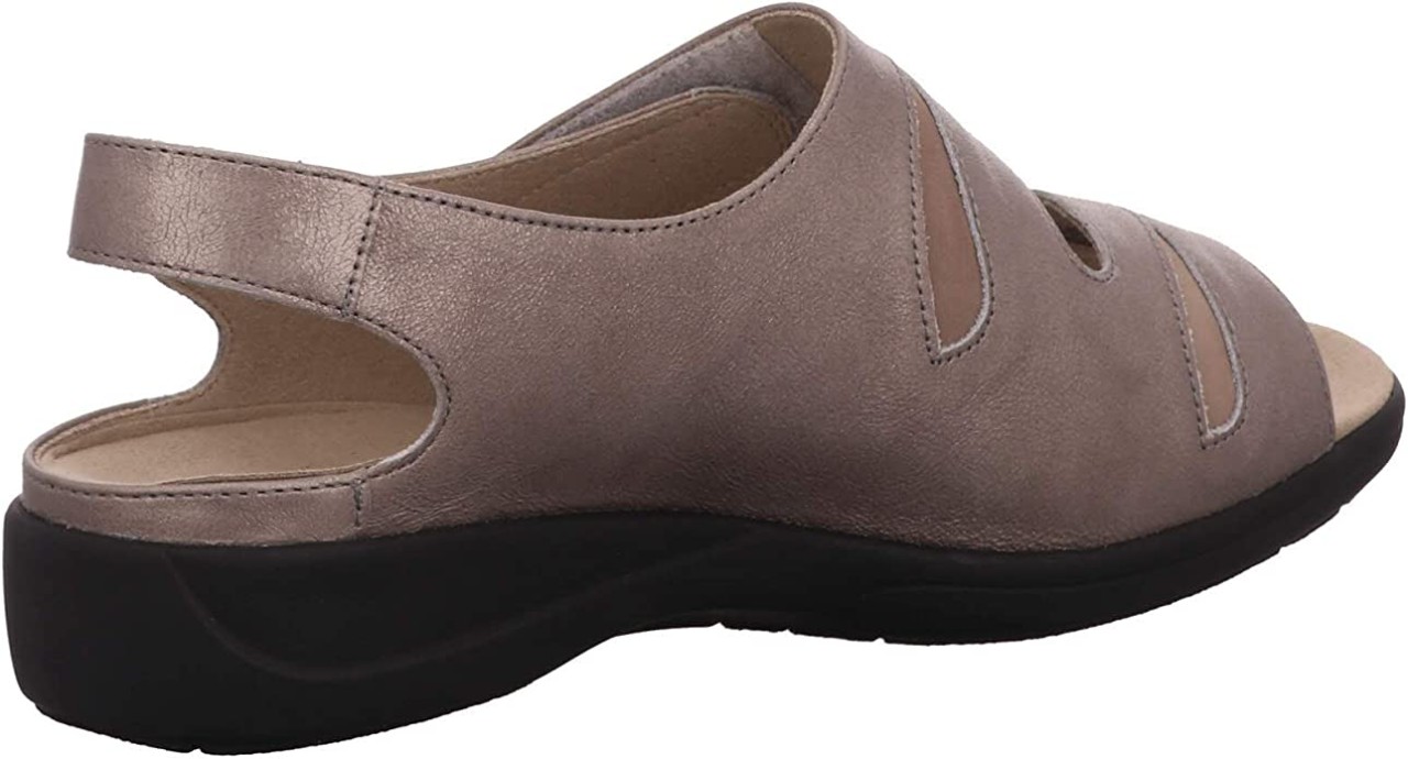 SOLIDUS Klassische Sandalen taupe Lia fango
