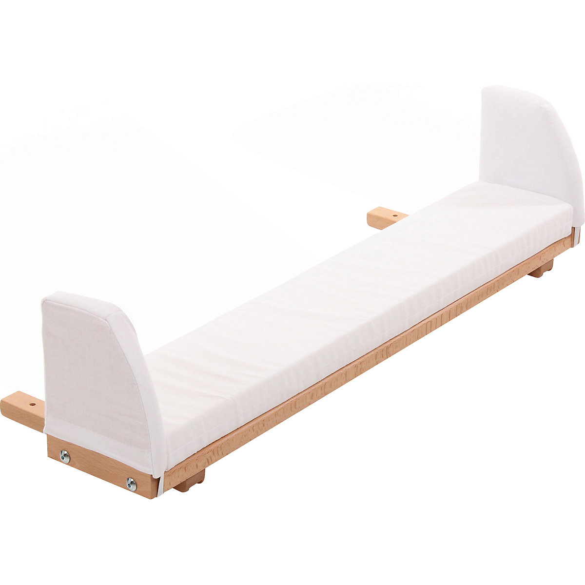 Verlängerungsseite für babybay original, natur lackiert inkl. Matratzenergänzung