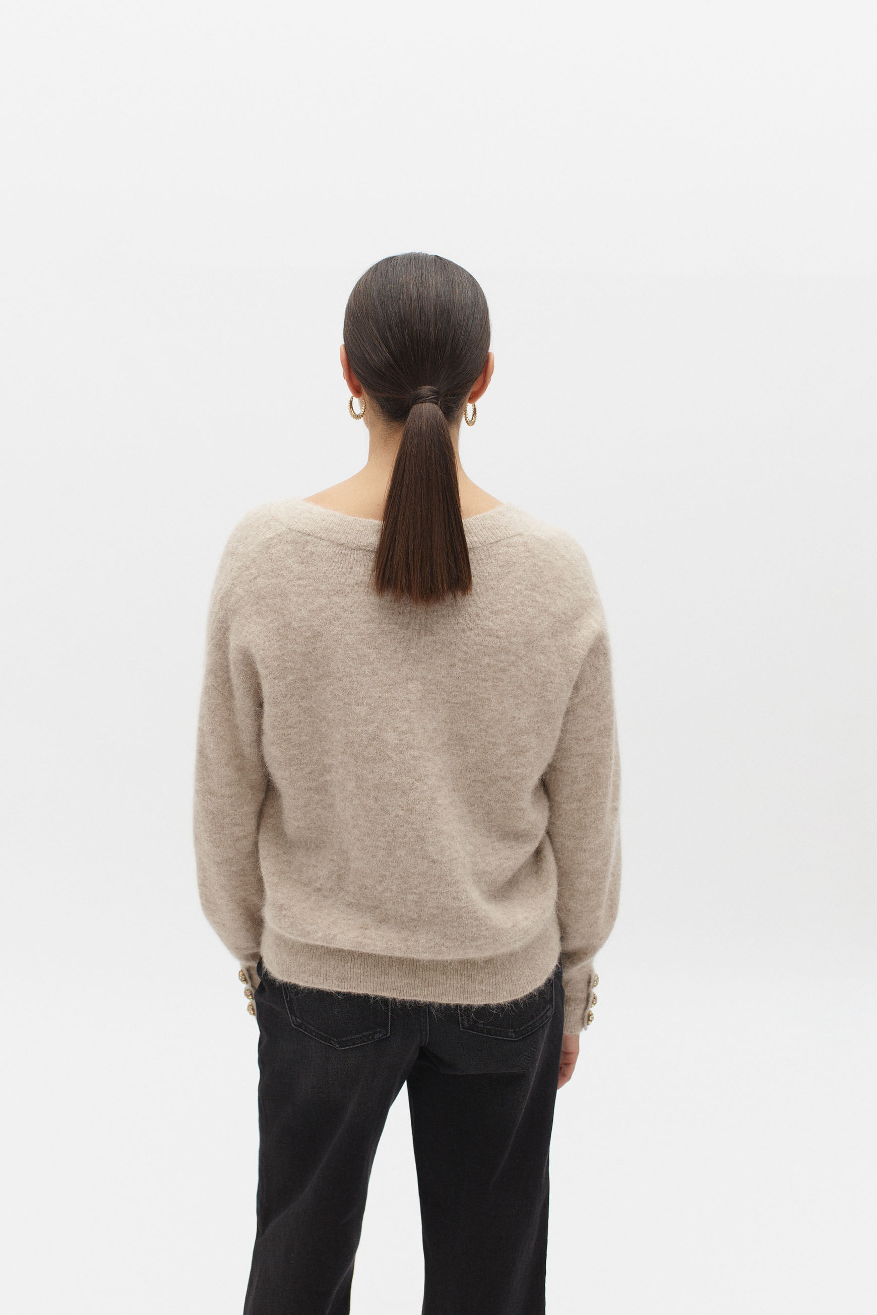 pull inna beige femme