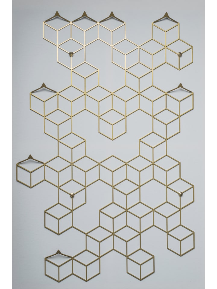 möbel-direkt Wandgarderobe Stryke in goldfarben günstig kaufen 1 Stück