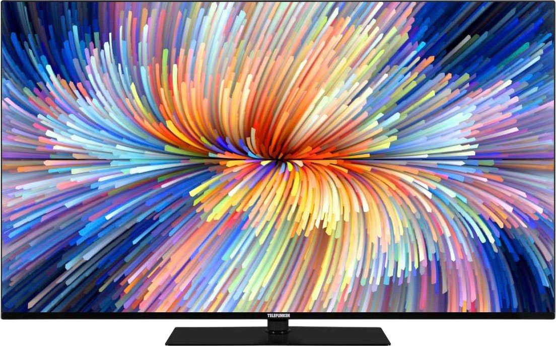 Telefunken D50V950M2CWH LED-Fernseher (126 cm/50 Zoll, 4K Ultra HD, Android TV, Smart-TV, Dolby Atmos,USB-Recording,Google Assistent,Android-TV)