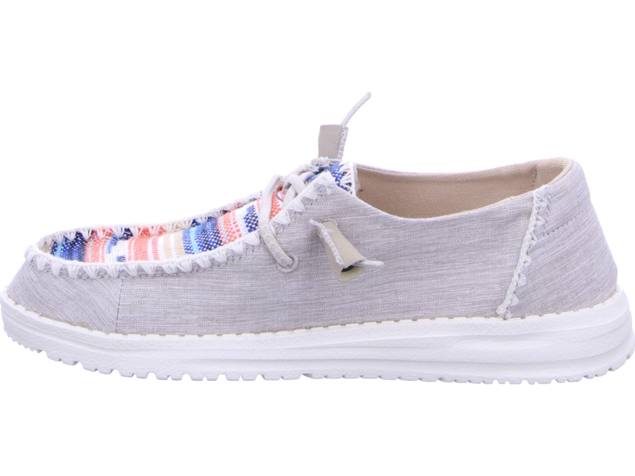 HEY DUDE Sportliche Slipper grau Wendy Boho Blanket