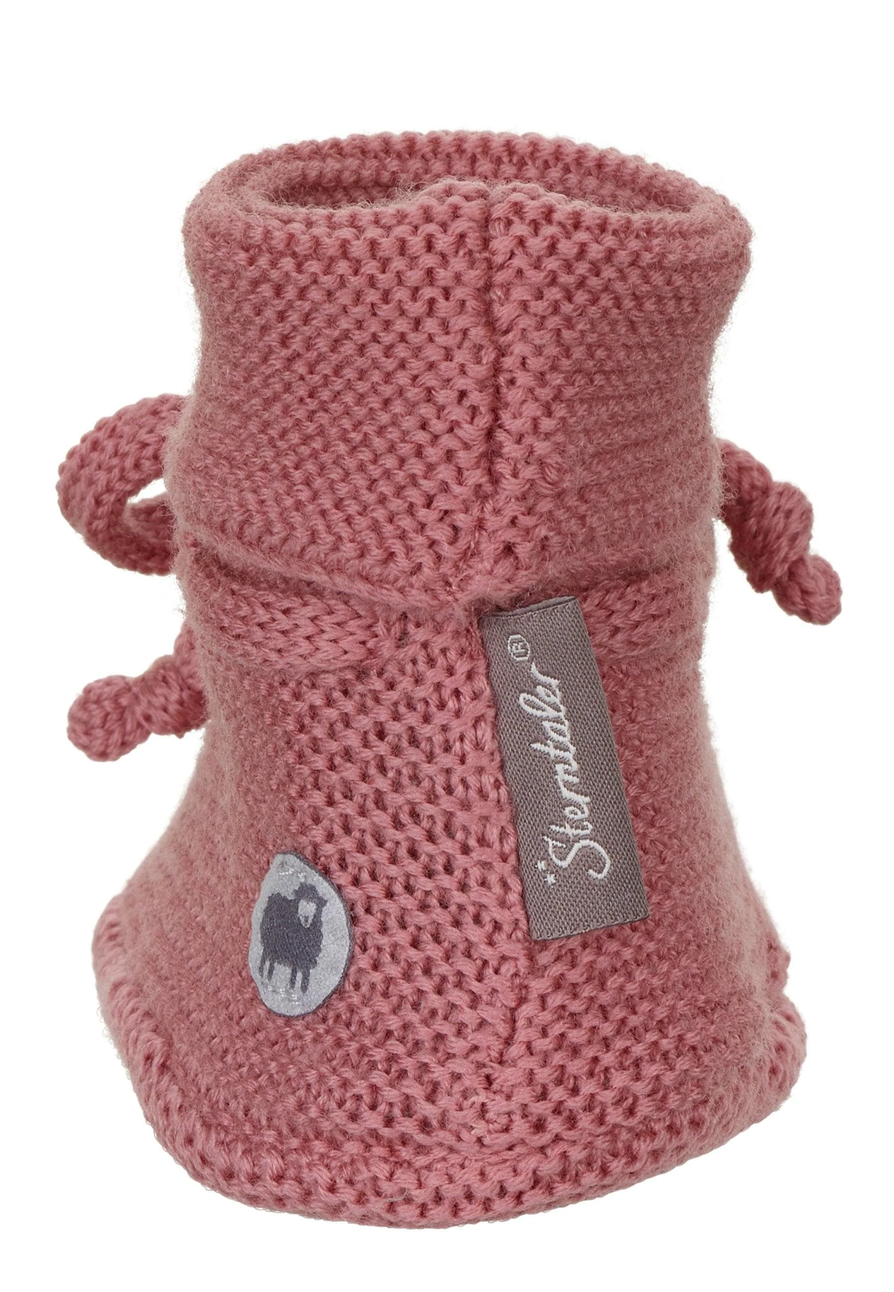 Strick-Schuh aus Wolle (Merino) zum Binden