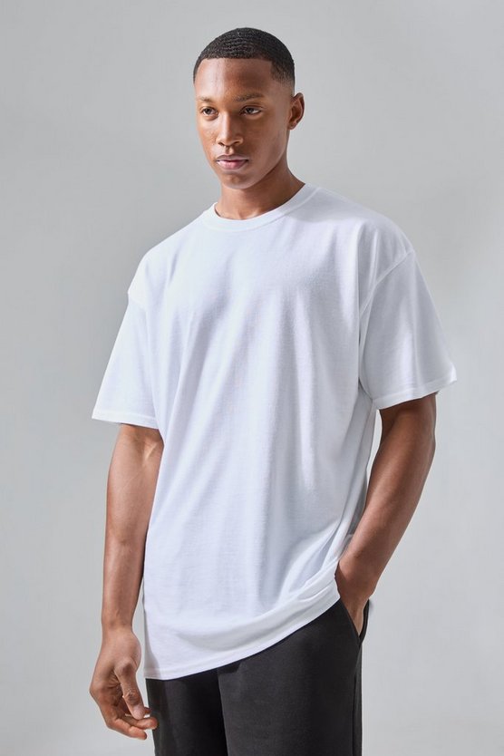 Man Active Oversize T-Shirt mit Tennis Club California Print