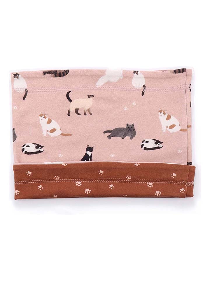 Walkiddy Wende-Loop-Schal in Rosa/ Hellbraun - (L)25 cm günstig kaufen onesize