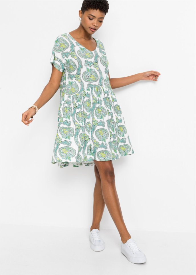 Shirtkleid mit Fledermausärmeln
