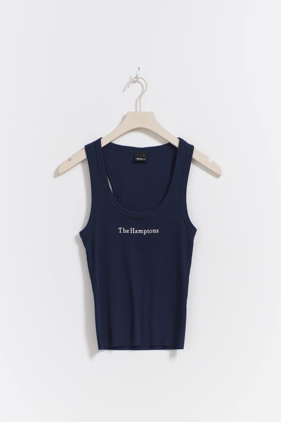 Embroidery rib tank