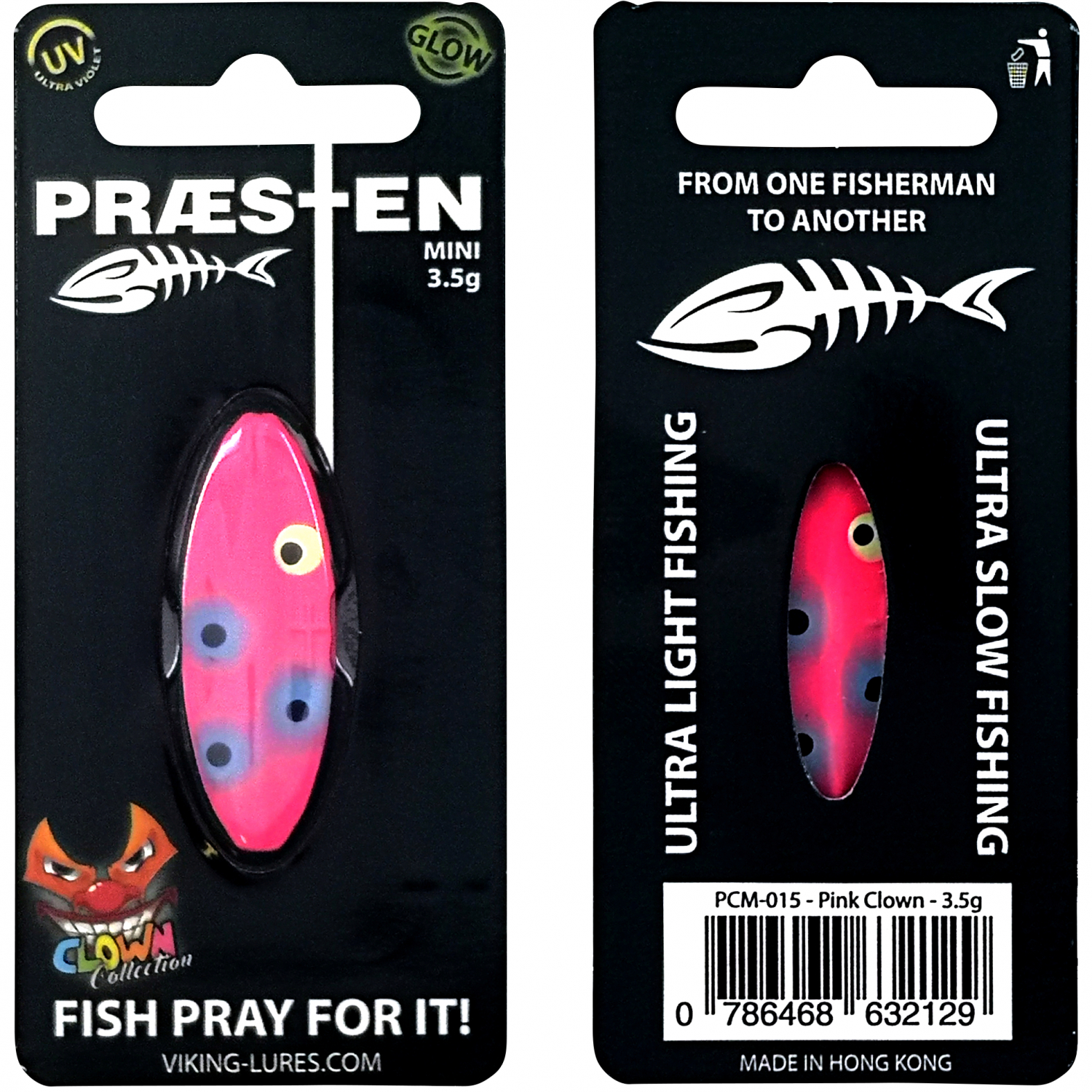 OGP Inlineköder Præsten Mini (Pink Clown)