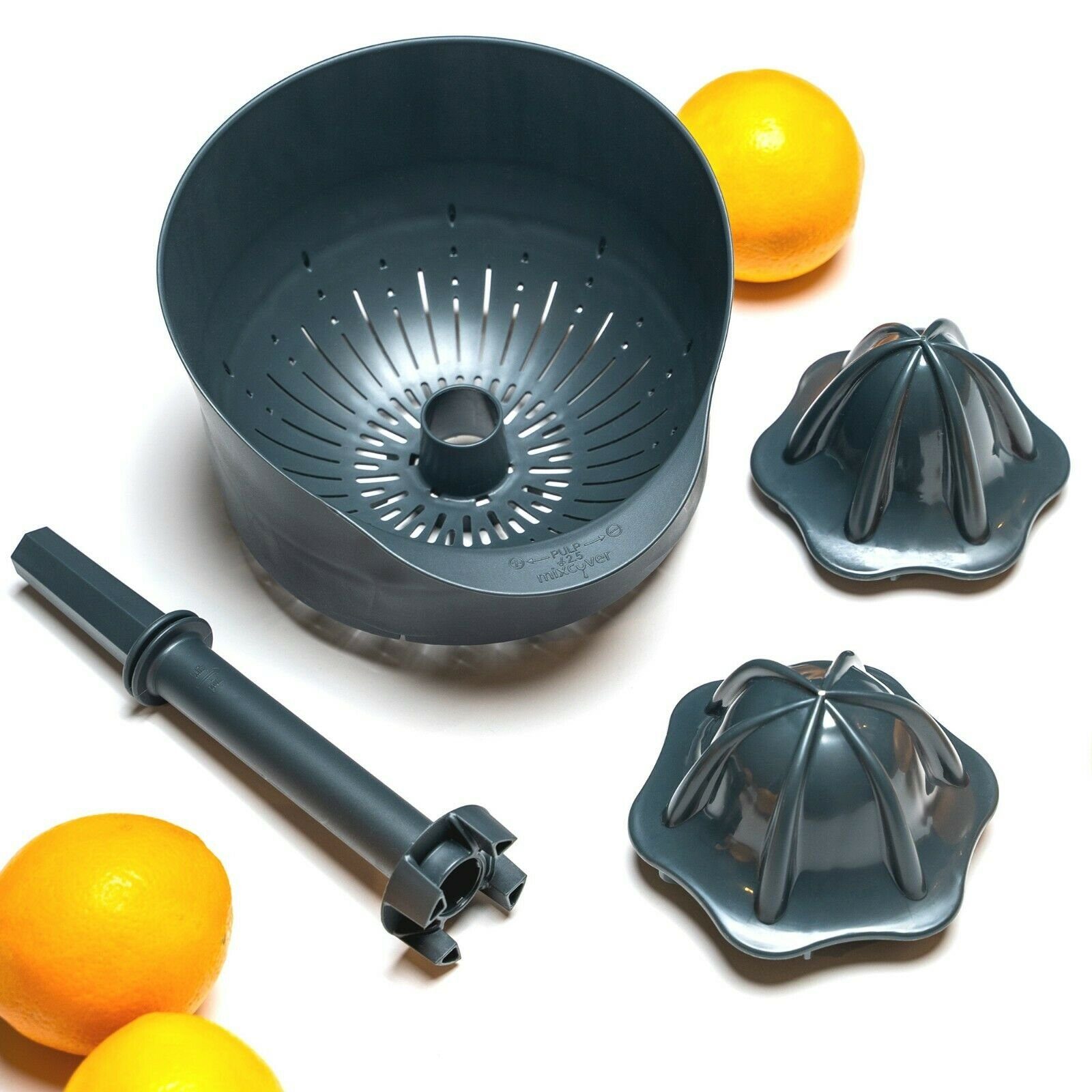 Mixcover Küchenmaschinen-Adapter mixcover verbesserte Saftpresse/Zitruspresse für Thermomix TM6 & TM5, Entsafter