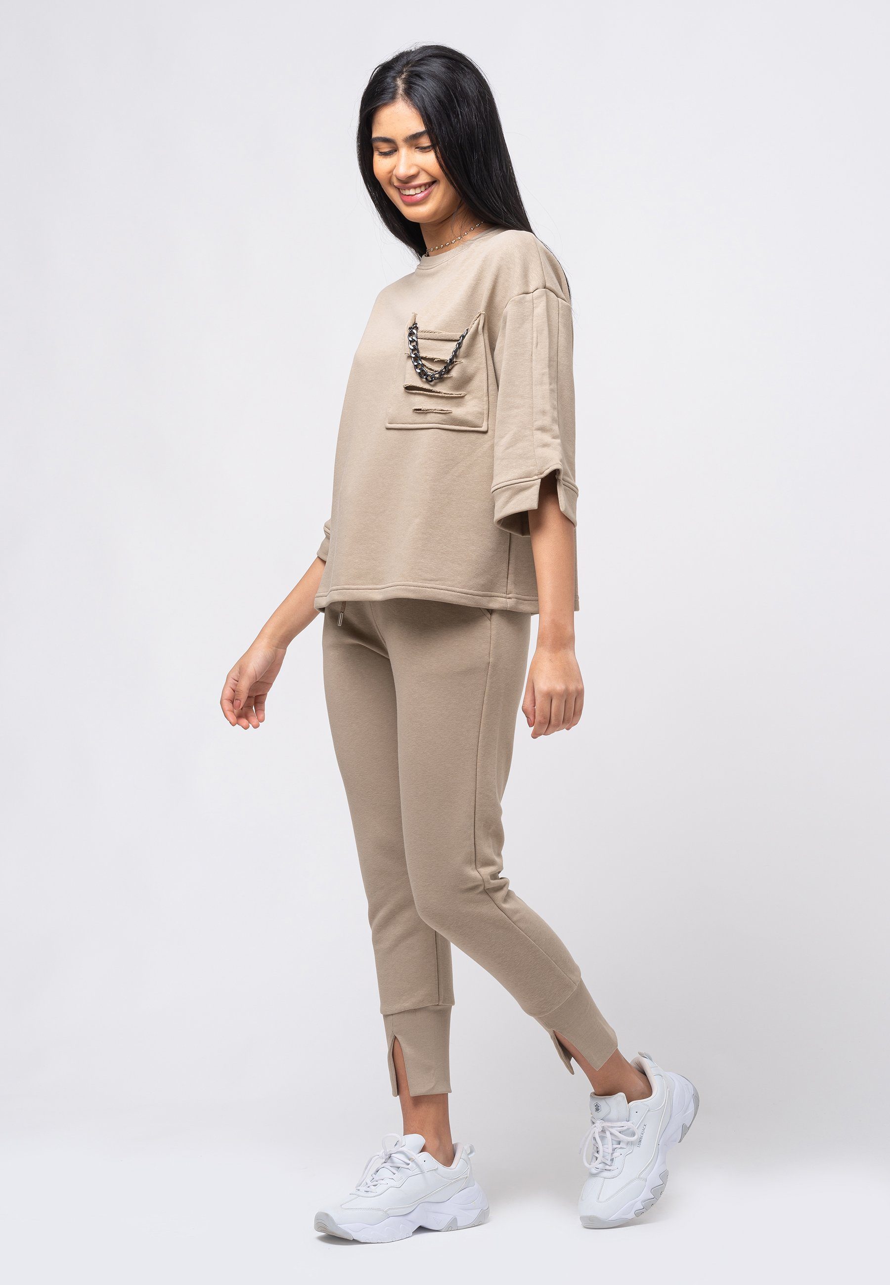 Tom Barron Freizeitanzug WOMAN REGULAR SIZE SWEATSHIRT AND PANT SETS