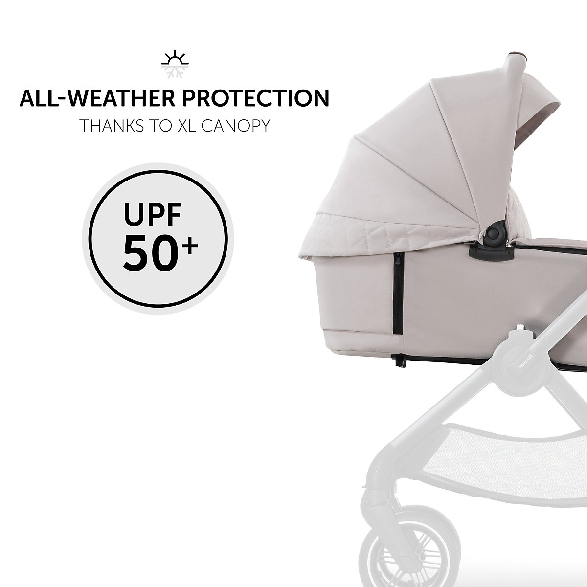 Kinderwagenaufsatz Walk N Care,  Beige