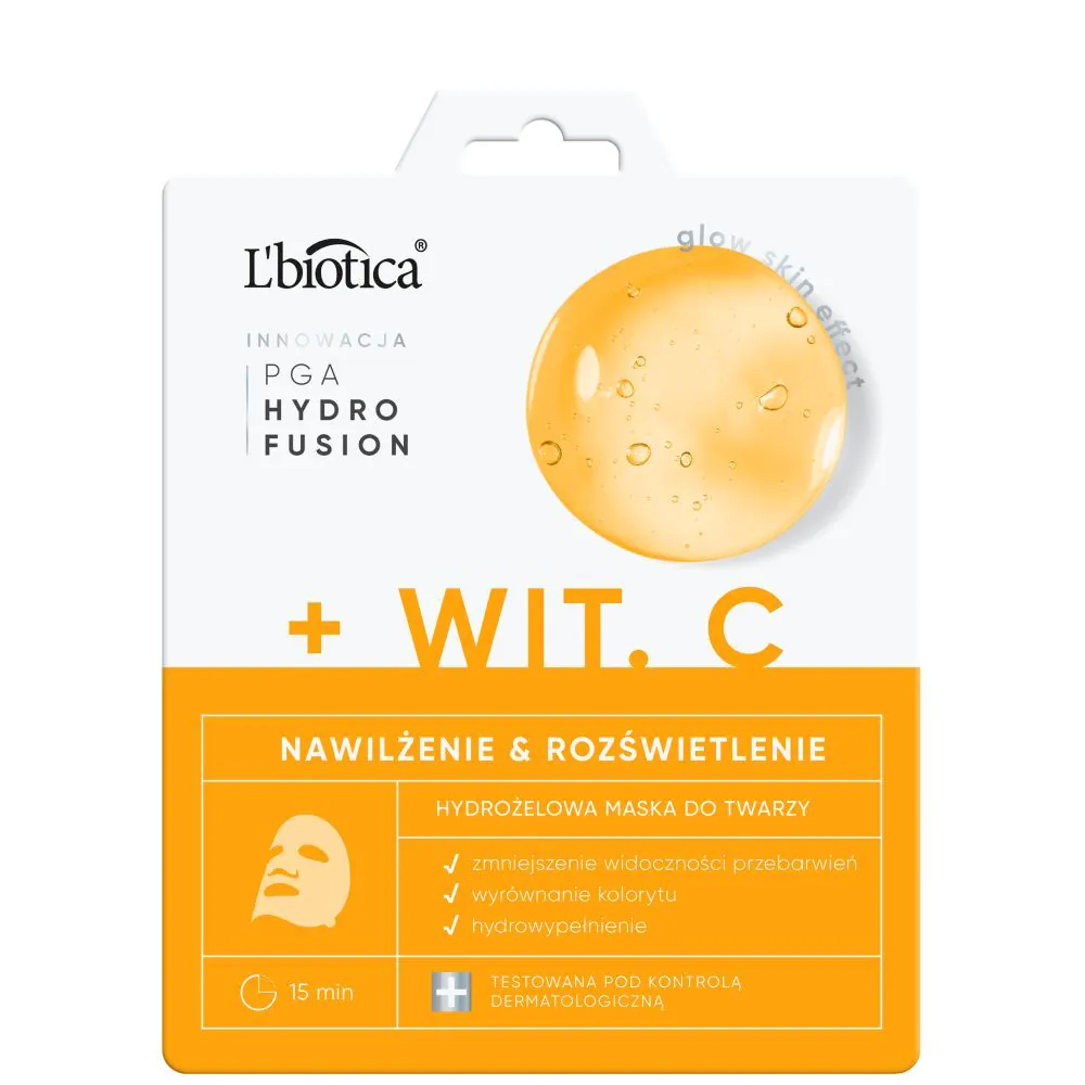 L'biotica Hydro Fusion Hydrogel ansigtsmaske med C-vitamin
