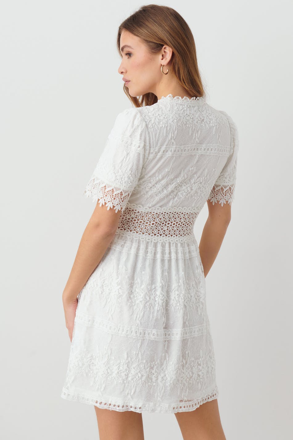Lace mini dress