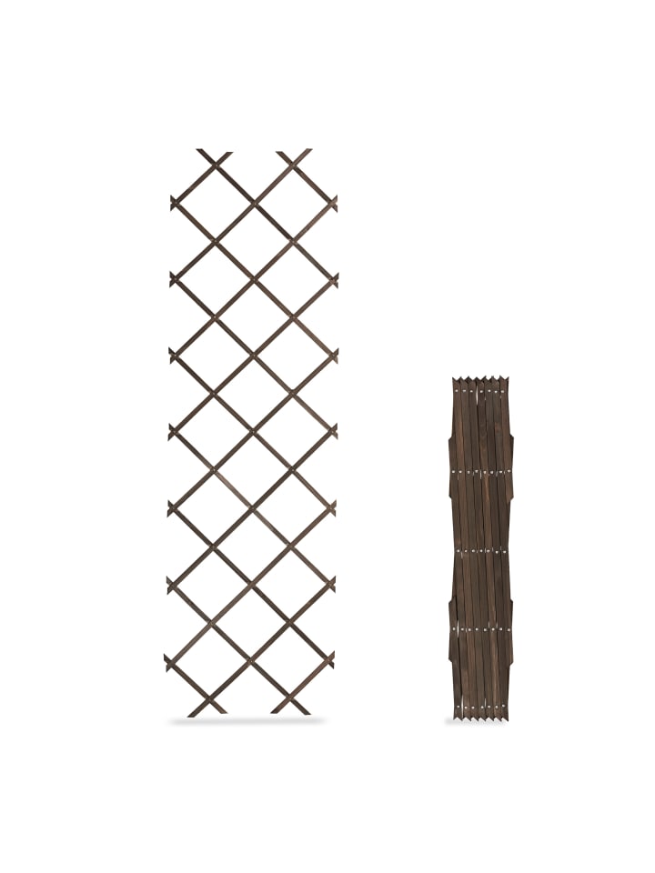 relaxdays 3 x Rankgitter in Braun - (B)60 x (H)180 cm günstig kaufen onesize