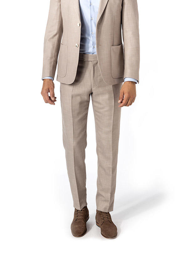 Strellson, Hose Melwin, Leinen, beige meliert