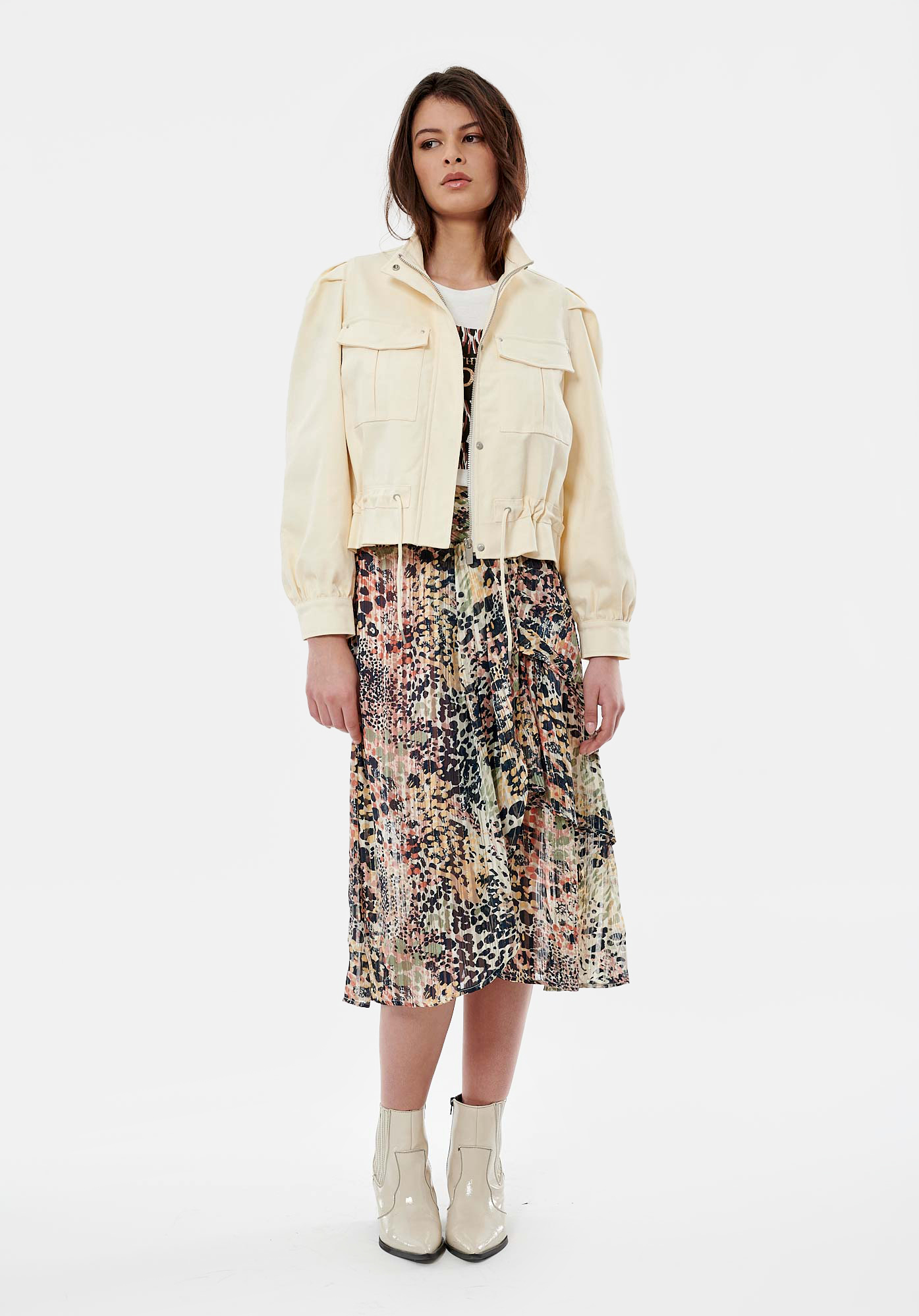 PLOOM  Veste écrue femme