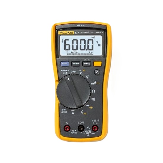 Fluke 2583647 117 Compact RMS Multimeter up to 600V AC/DC 10A AC/DC