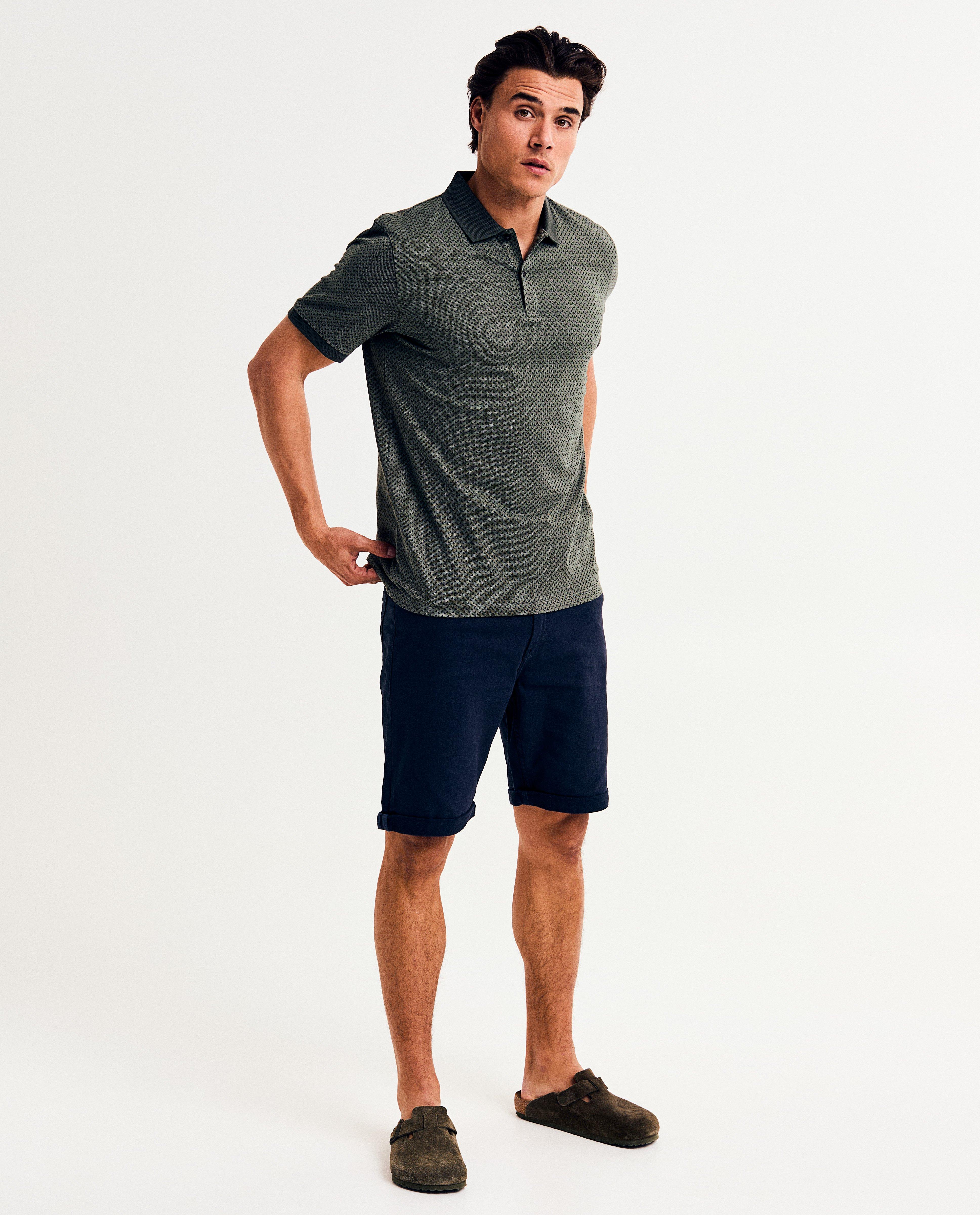 Quarterback Mörkblå shorts, smal passform mörkblå