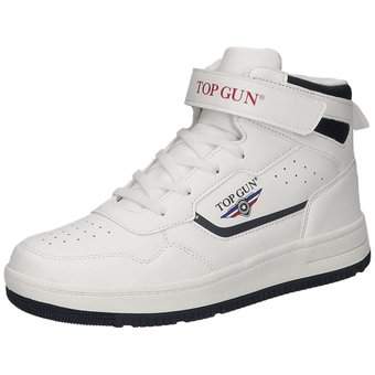 Top Gun Klett Boots in weiß