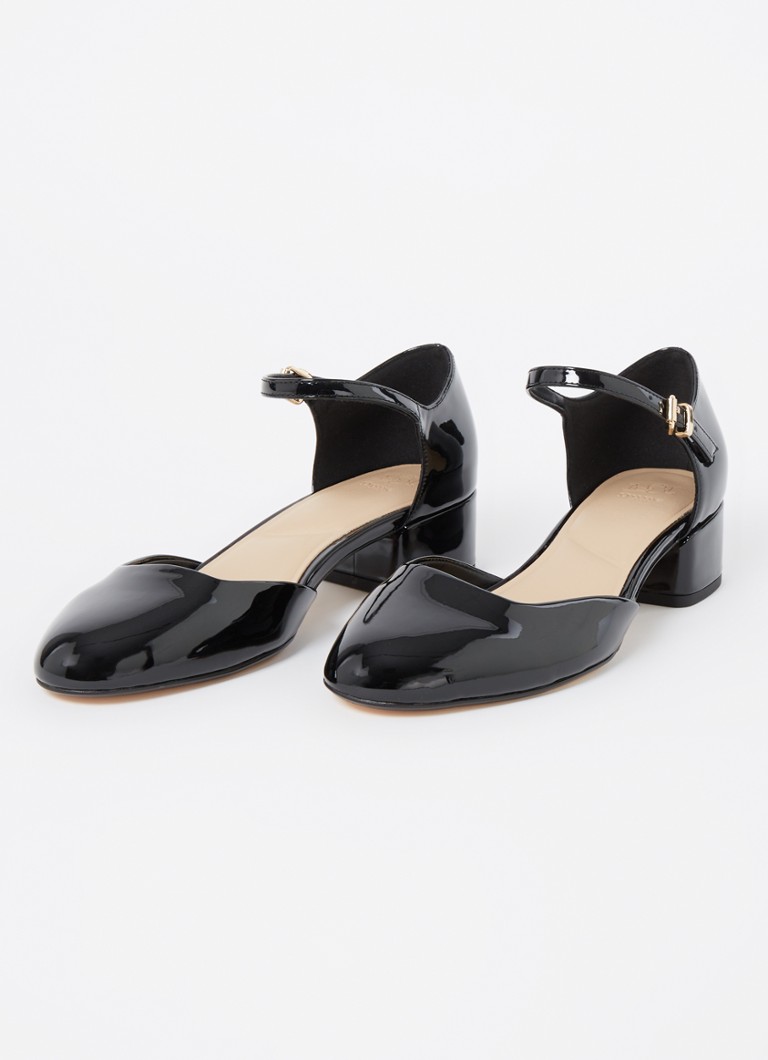 Dune London Dominos pumps med lakkfinish