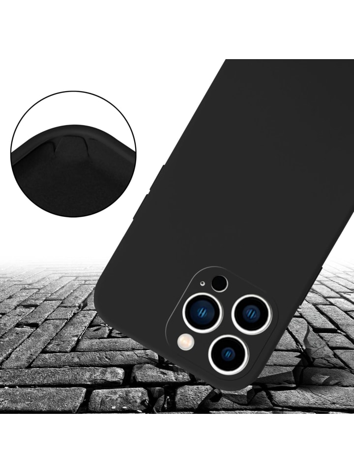 cadorabo Handykette für Apple iPhone 14 PRO MAX Hülle in LIQUID SCHWARZ günstig kaufen onesize