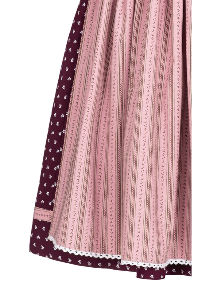 Nübler Kinderdirndl 3-teilig Nabilia in Weinrot günstig kaufen