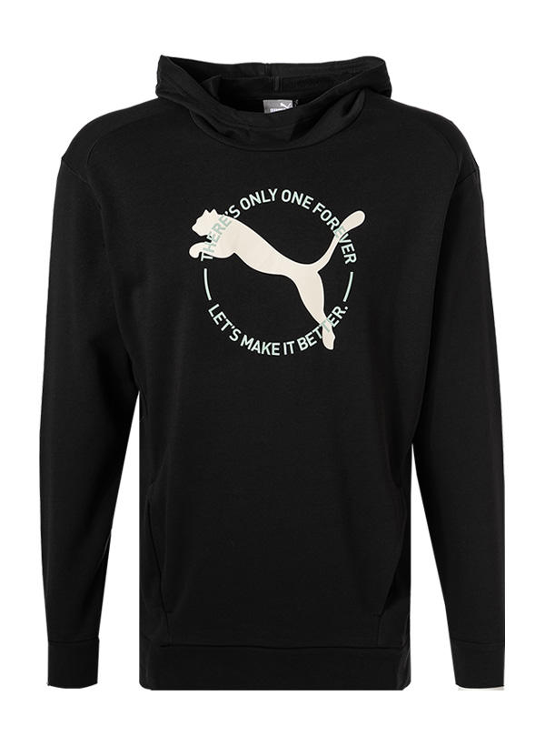 PUMA, Hoodie, Baumwolle, schwarz