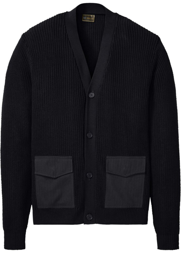 Strickjacke mit Webtaschen