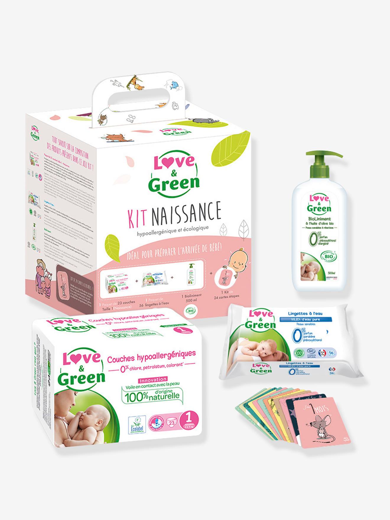 Kit naissance LOVE & GREEN blanc
