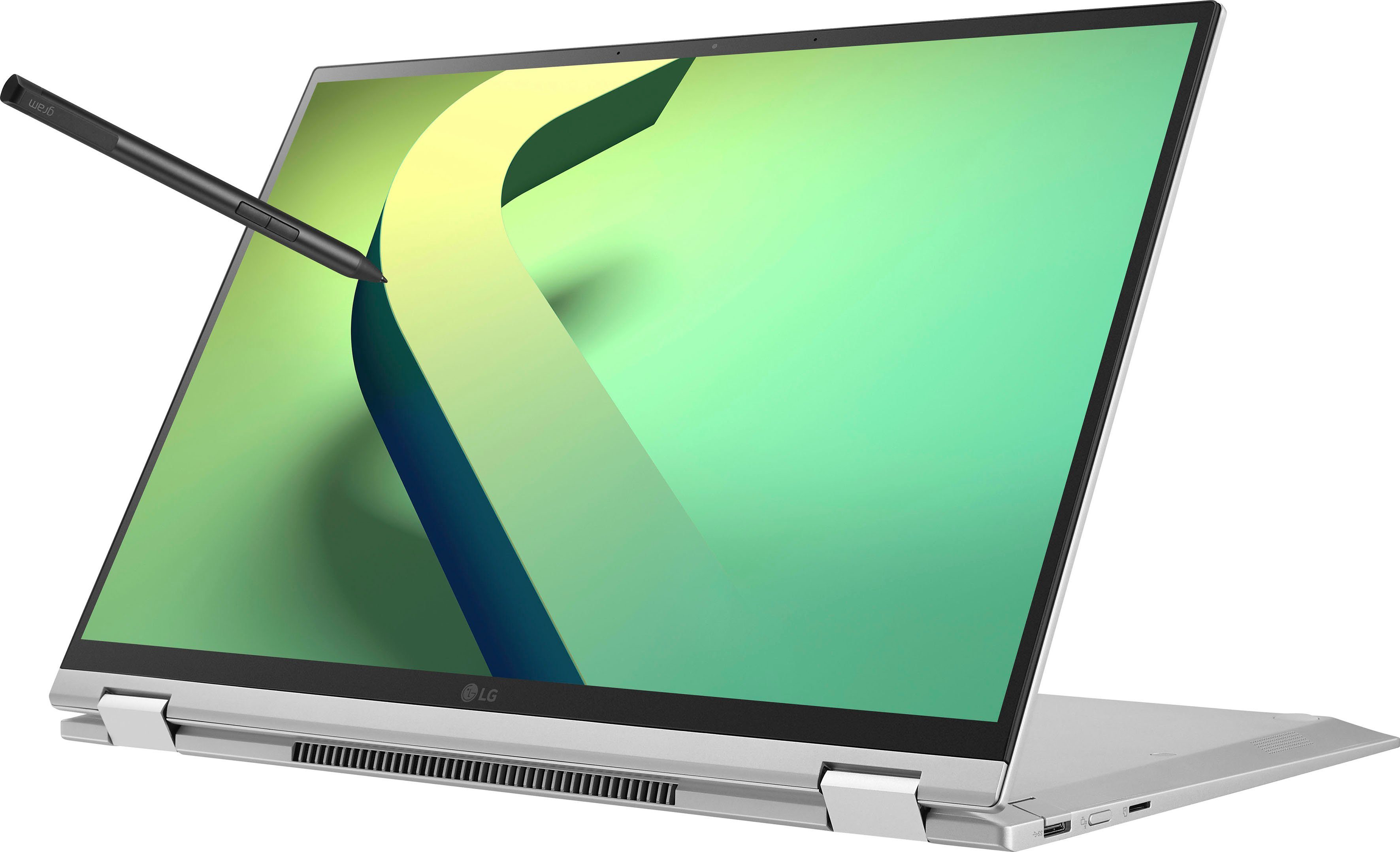 LG gram 16 Notebook (40,6 cm/16 Zoll, Intel Core i7 1260P, Iris Xe Graphics, 1000 GB SSD)
