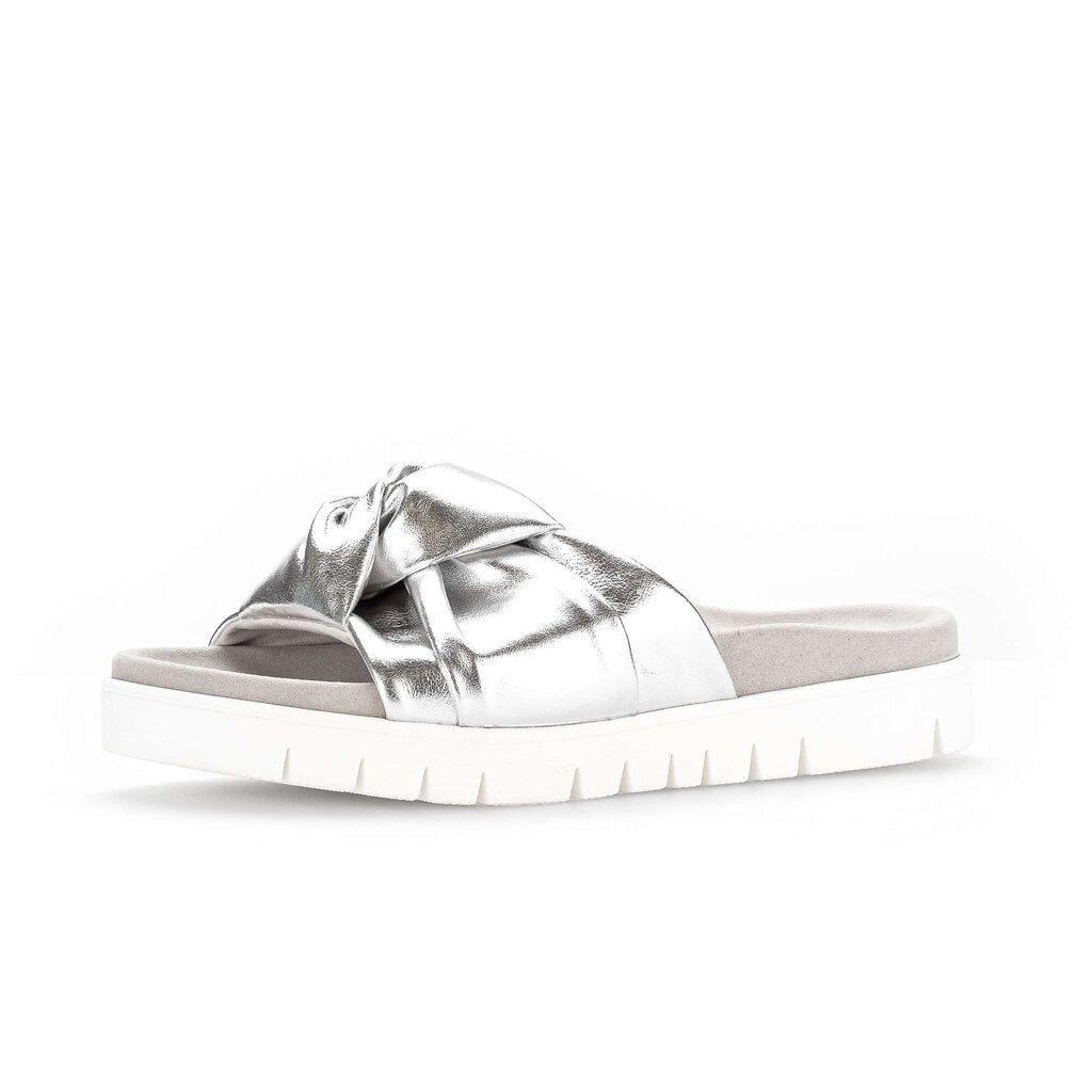 Gabor fashion Pantolette silber