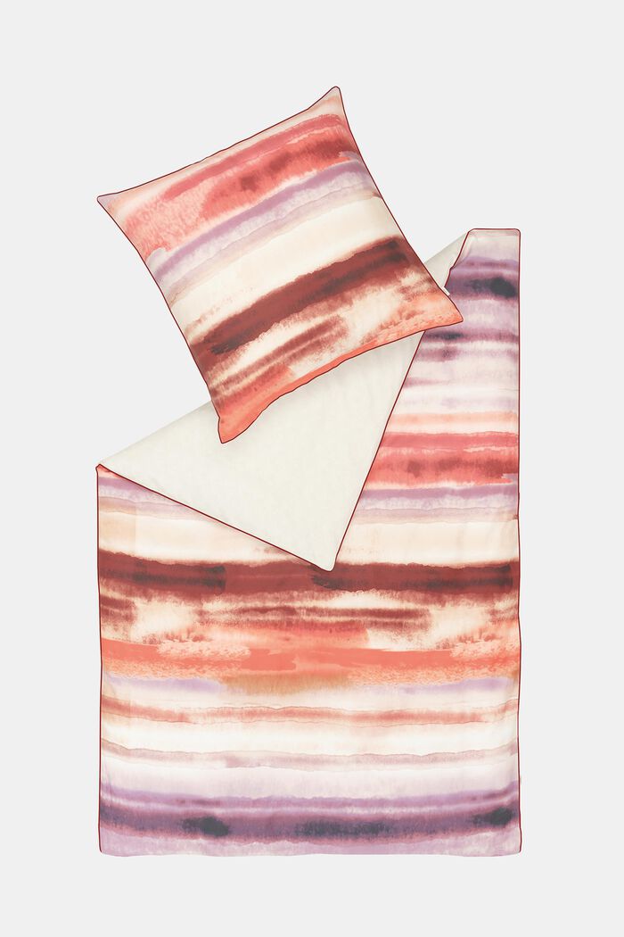 Bettwäsche mit Aquarell-Streifen