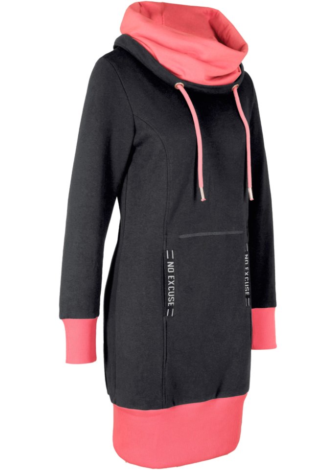 Sweatkleid mit Kängurutasche