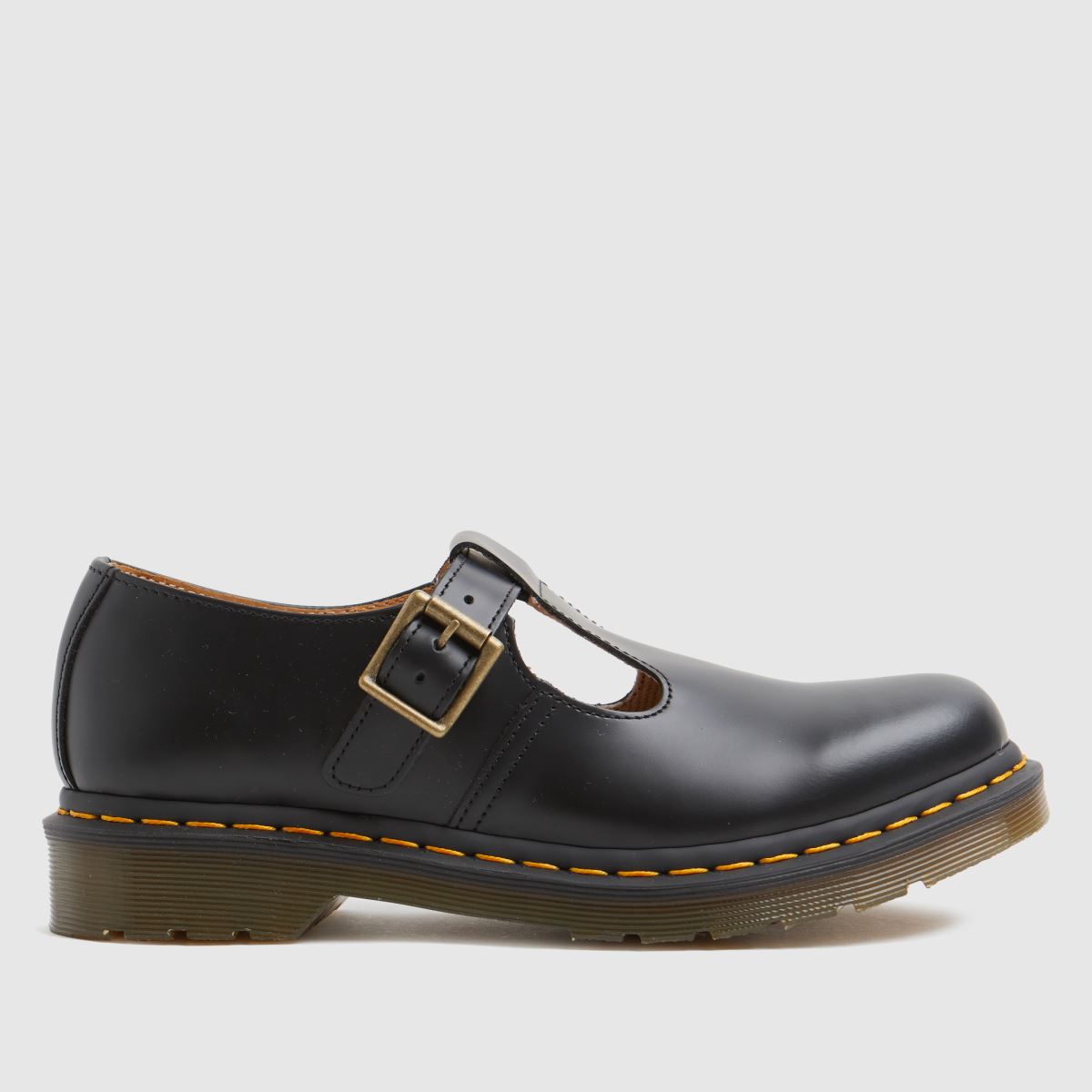 Dr Martens – Polley – Svarta platta skor