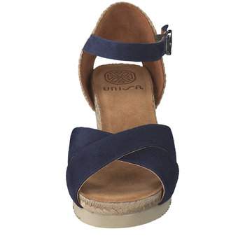 Unisa Keilsandale in blau
