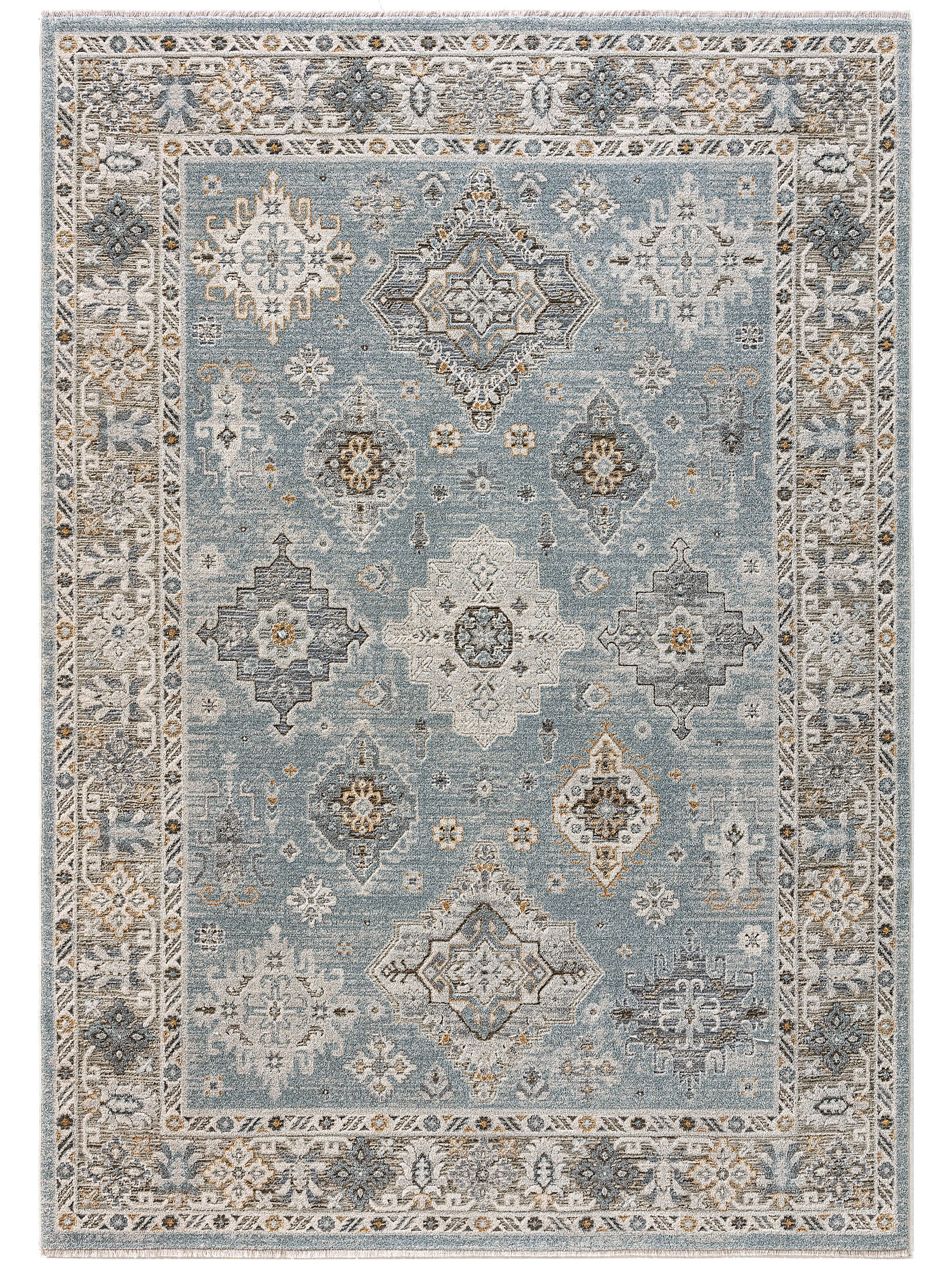 Amarat Vintage-Teppich, Azur