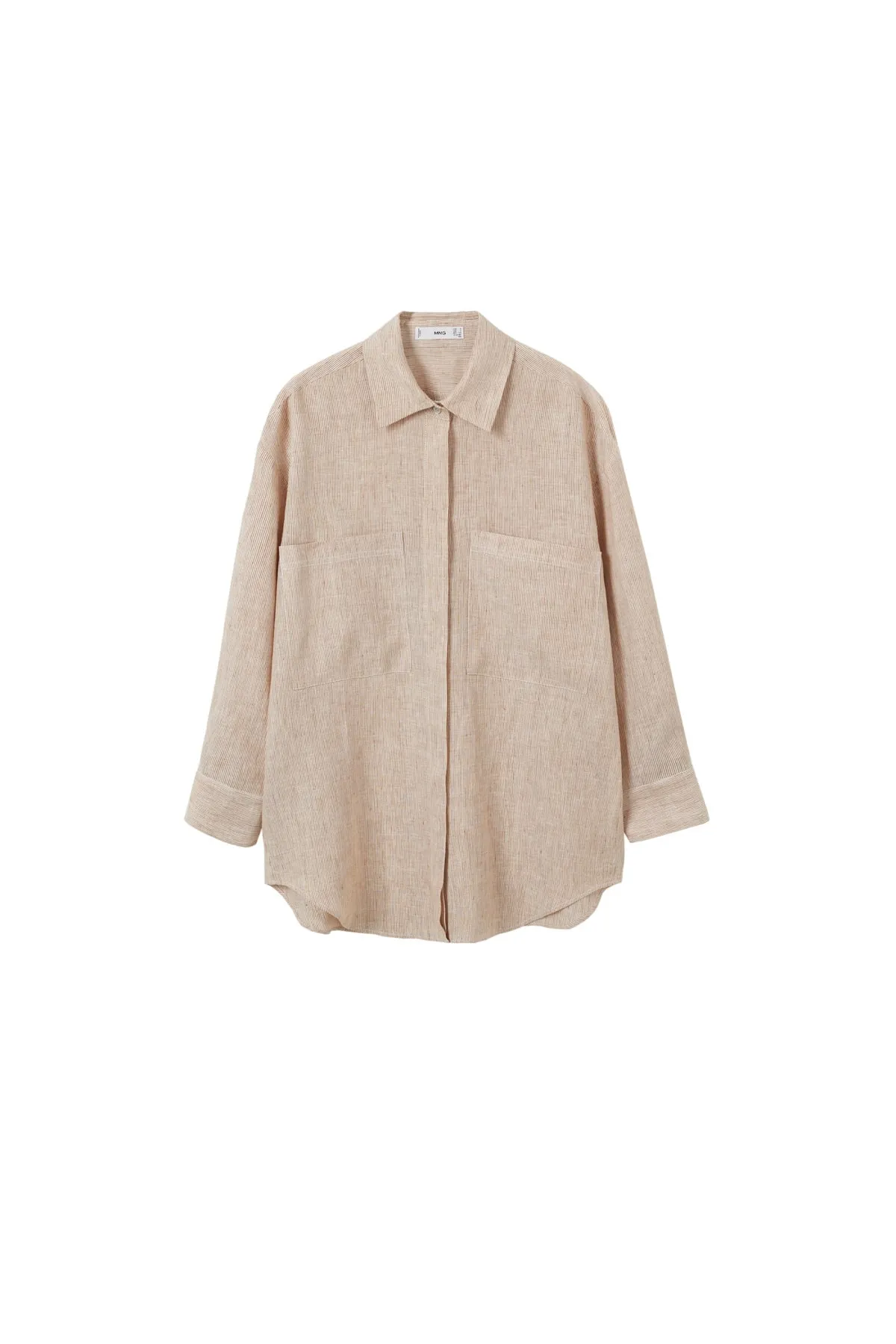 MANGO  Hemd - Braun - Regular Fit